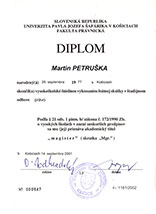 Kladieme dôraz na tímovú prácu a profesionalitu Exekútorský úrad Mgr. Martin Petruška