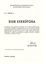 Kladieme dôraz na tímovú prácu a profesionalitu Exekútorský úrad Mgr. Martin Petruška